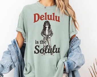 Delulu Is The Solulu PNG - Retro Gen Z Design (Digital Download)