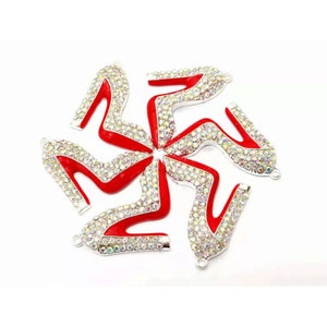 Rhinestone heel charm,luxury heel charms, stiletto heel charms