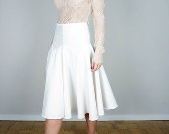 knee-length skirt "Grace", for a two-piece wedding dress