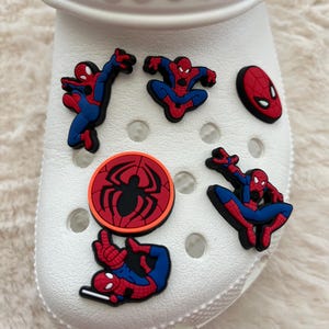 Spider Man  Shoe Charms (6 piece set)