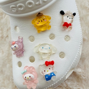 Kitty Cat, Dog P, Kurom, Cinnamon Roll  Shoe  Charms
