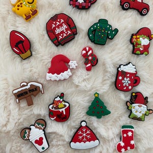 Christmas  Shoe Charms, Santa Claus!!