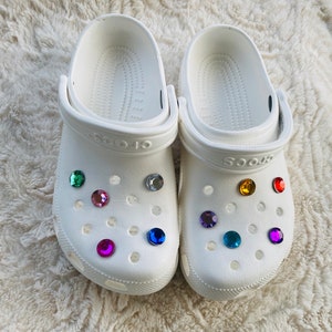Gemstones Shoe Charms  (10 piece set)