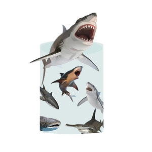 Cake Scene Sharks Pre Cut Edible icing sheet, Shark Cake Decorations, Edible Shark Cake, Shark Topper