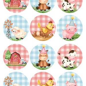 Barnyard Toppers -  Edible icing sheet