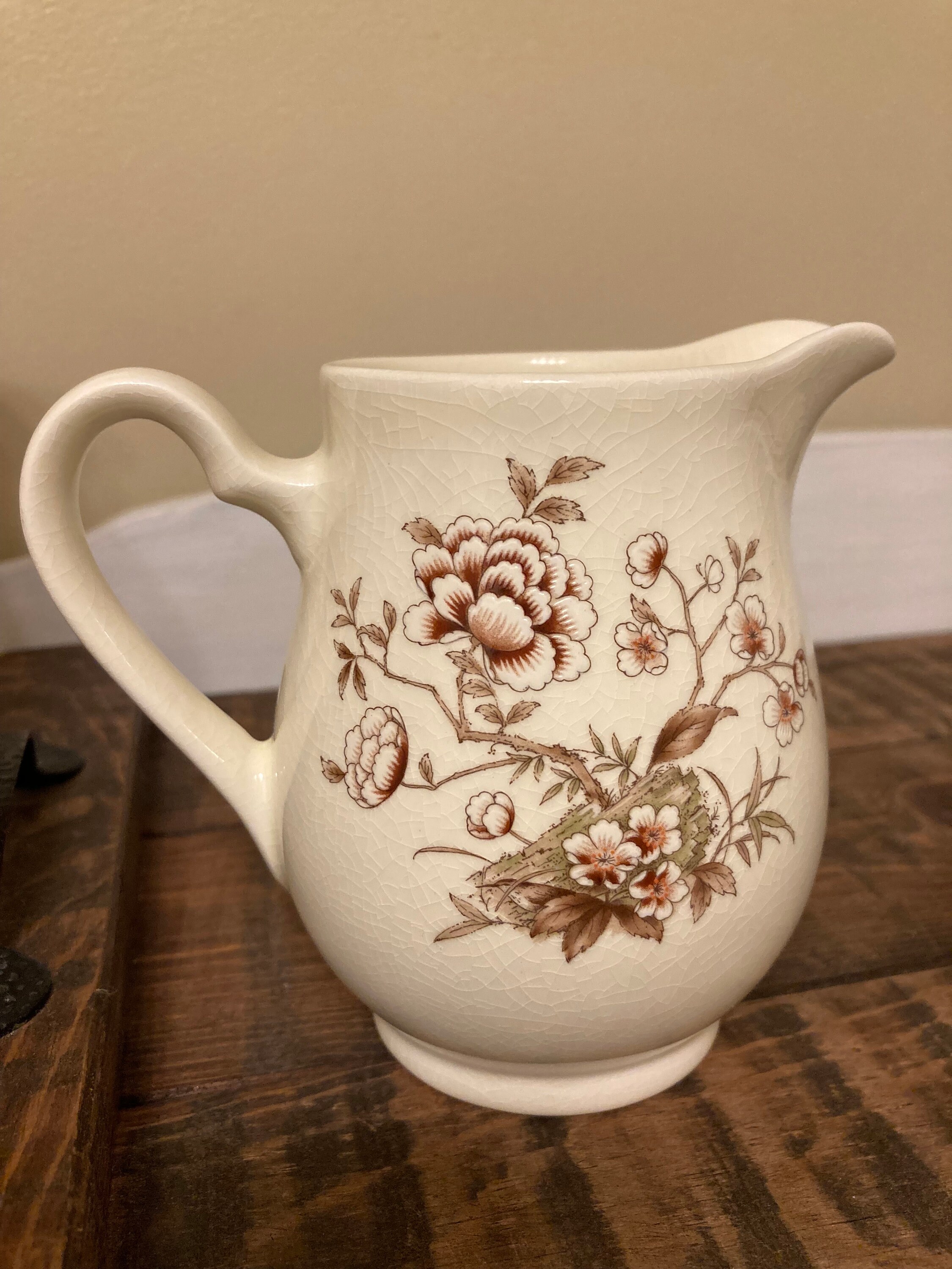 Vintage Noritake Creamer Oriental Dream Creamer White and Etsy