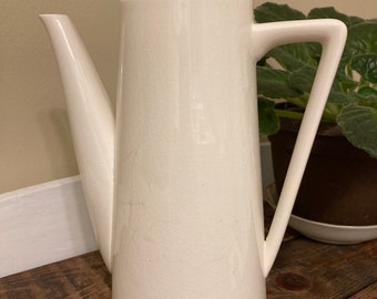 Harmony Moonstone Ironstone Teapot: MCM Cottagecore Decor