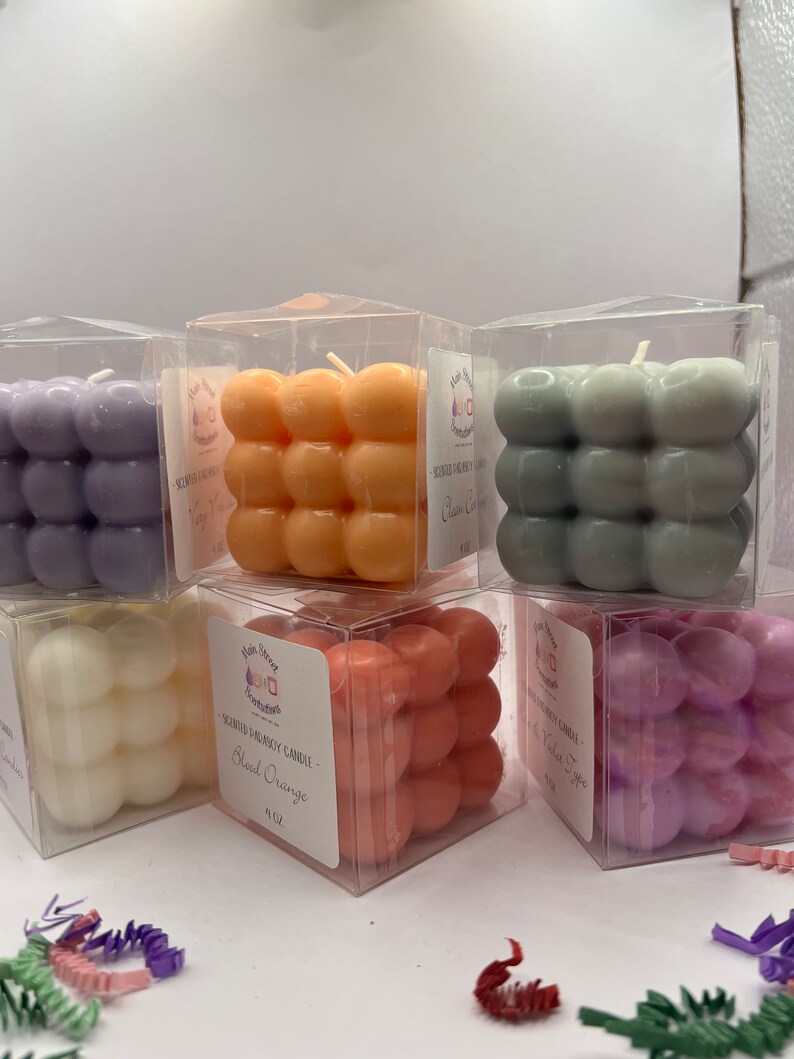 Premade Scented Bubble Candles Same Day Shipping Etsy