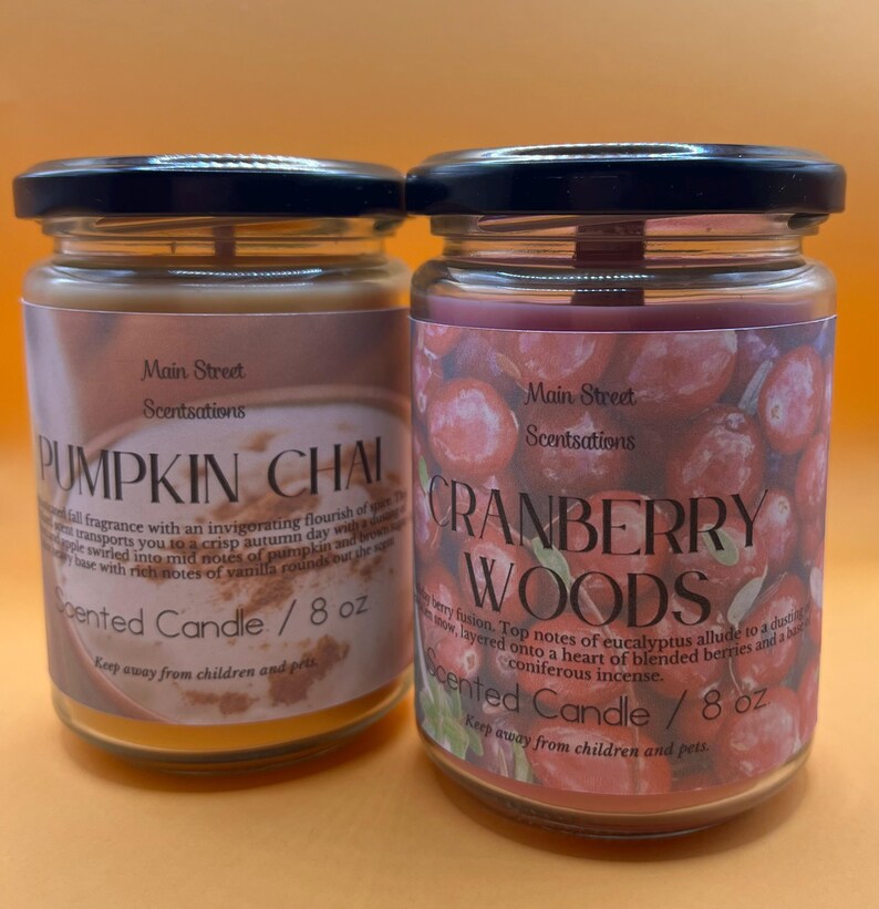 Fragrant Fall/autumn Themed Candles and Wax Melts Etsy