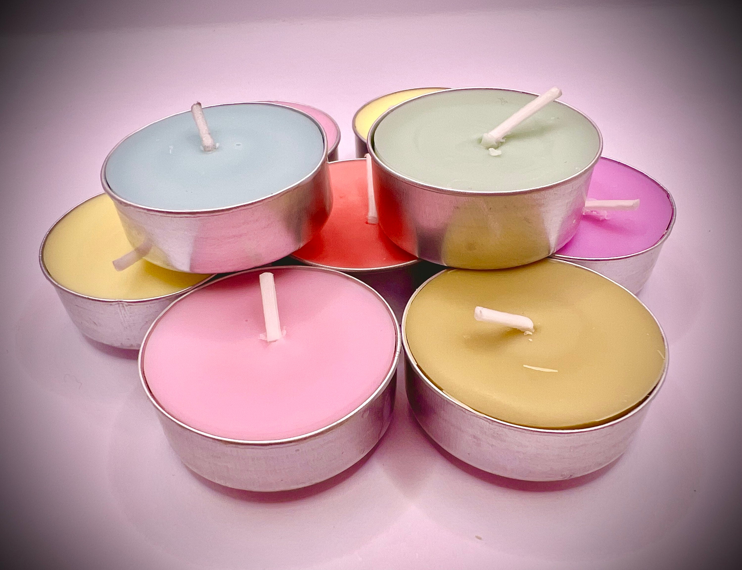 Pastel Colors Beeswax Candle Making Kit for 12 Candles Waldorf Candle  Rolling 