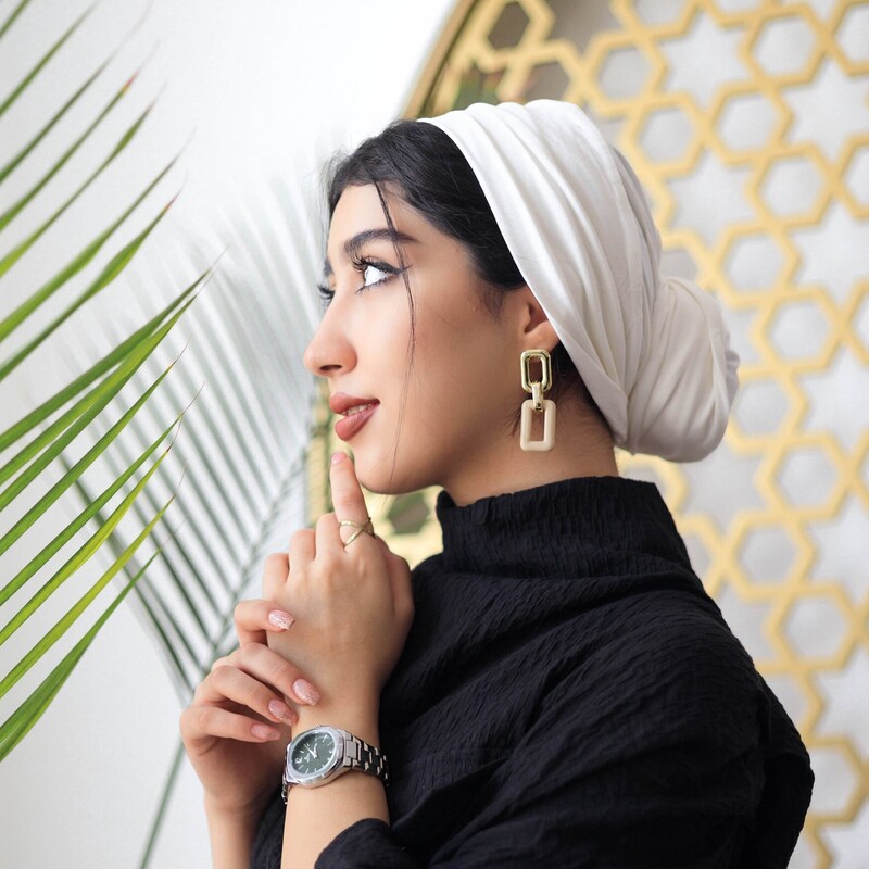 SR1006 BAMBOO WAVES TURBAN HAT