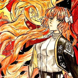 Custom Watercolor Anime Commission | OC Anime Illustration | Fan Art | PFP Icon | Personalized Gift