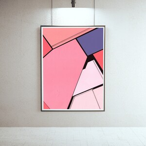 Abstract Architectural Print - "Aster"