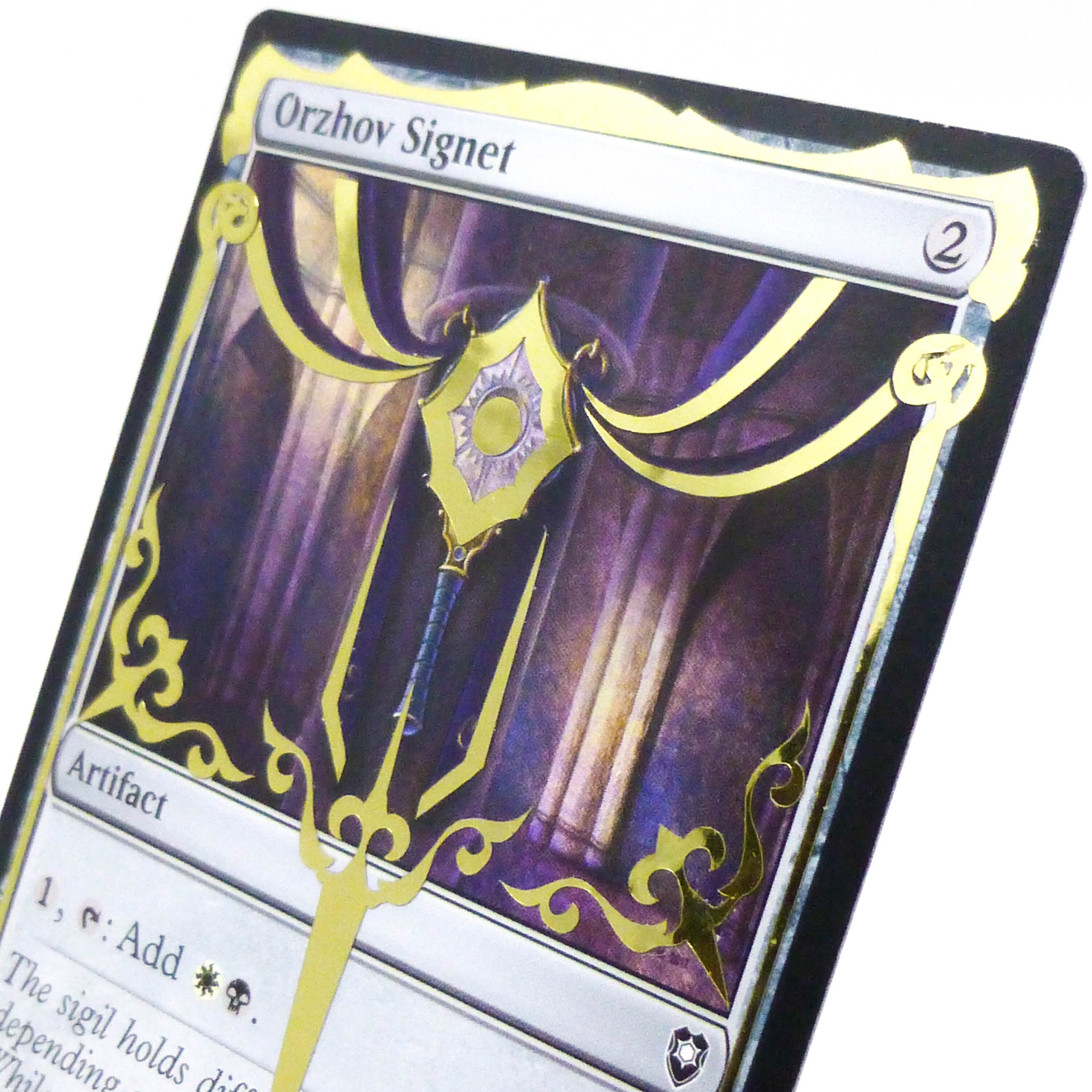 Orzhov Signet - Commander Legends MTG CARD * Altered Gold Foil