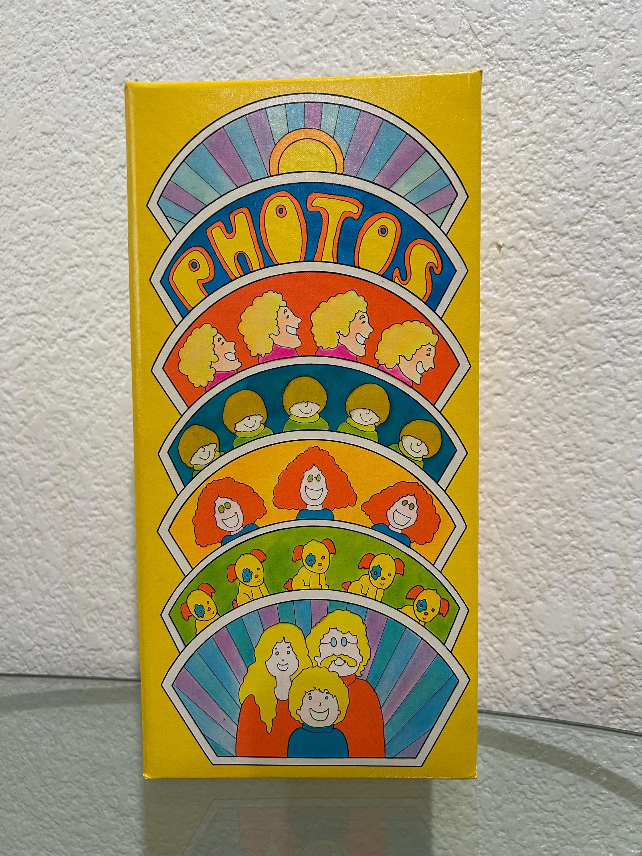 Vintage 70s Peter Max & Beatles Yellow Submarine Art Style Photo