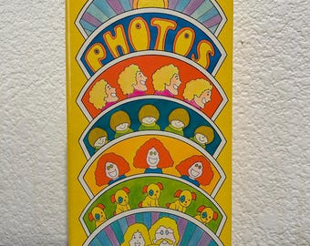 Vintage 70s Peter Max & Beatles Yellow Submarine  Art Style Photo Álbum