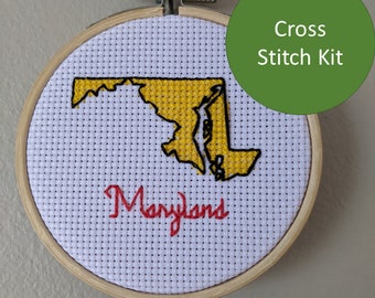 Kit de punto de cruz de Maryland