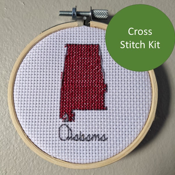 Alabama Cross Stitch Etsy