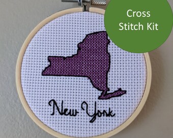 Kit de punto de cruz de Nueva York