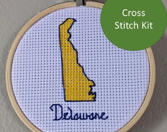Kit de punto de cruz de Delaware