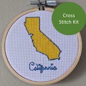 California Cross Stitch Kit
