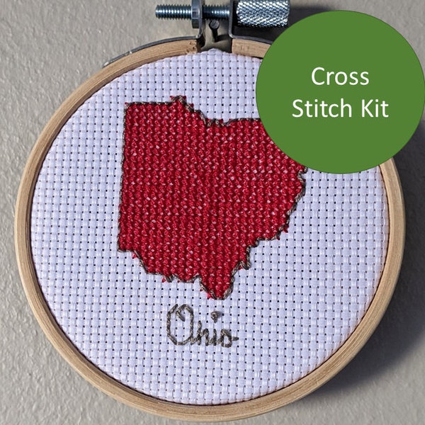 Ohio Cross Stitch Etsy