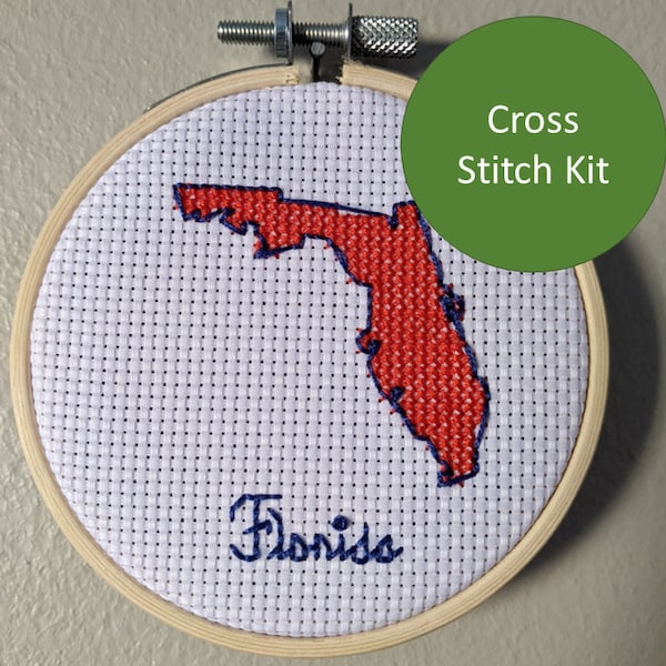 Florida Cross Stitch Etsy