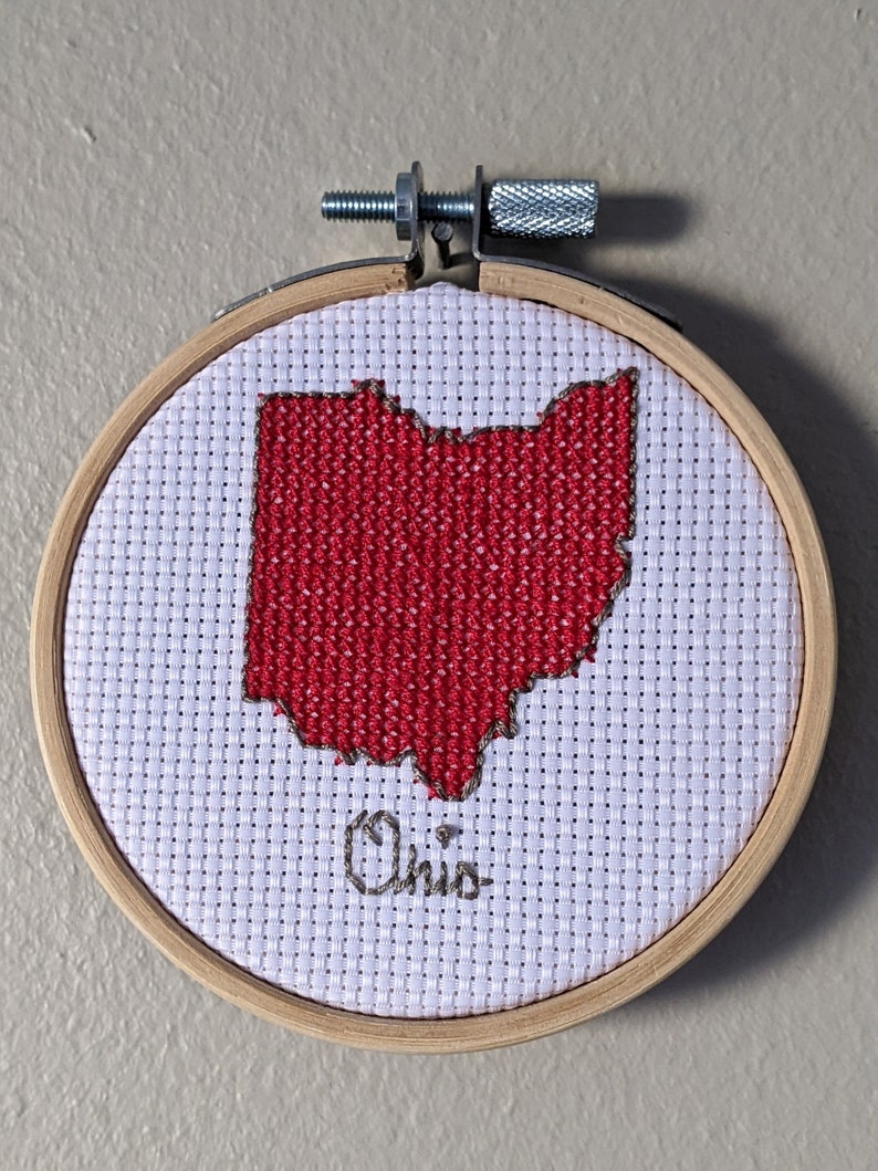 Ohio Cross Stitch Pattern PDF Pattern Only Etsy Ireland