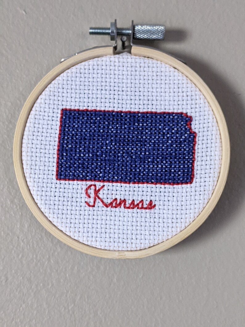 Kansas Cross Stitch Pattern PDF Pattern Only Etsy