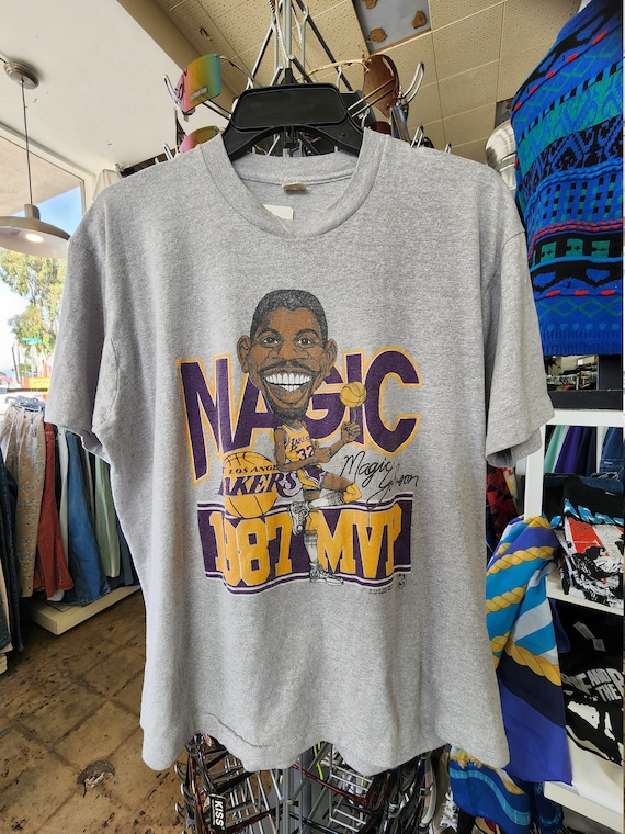 1987 LA Lakers Magic Johnson MVP Sports Tee