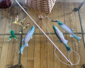 EARLY LNIB FIRST Version Kirsten Summer Fishing Set Pleasant Company American Girl Doll Baskets Fish Bait Pole - Etsy EARLY LNIB FIRST Version Kirsten Summer Fishing Set Pleasant Company American Girl Doll Baskets Fish Bait Pole - Etsy