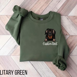 Hovawart Dog Owner Gift Apparel, Hovawart Dog Dad Birthday gift, Personalized Hovawart Dog name Fur mama Sweater, New dog owner Hoodie gifts