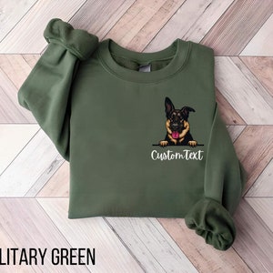 German Shepherd Dog mom sweatshirt, Dog Dad Birthday gift, Custom Dog ear Shirt, Personalized Dog name, Fur mama mug tumbler, dog owner gift