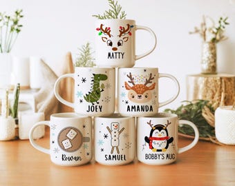 Unbreakable * Kid Personalized mug, Christmas Gift, Hot chocolate Cup, Custom Children name mug set, Party favors kids birthday boys & girls