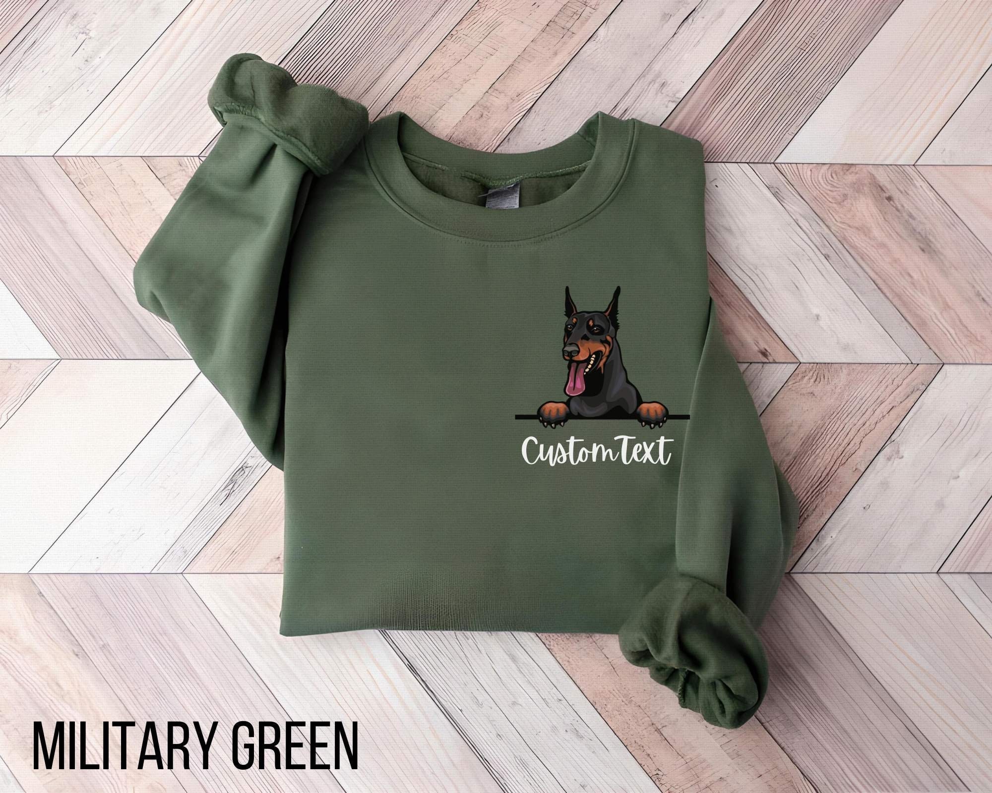 Doberman in sweater hot sale