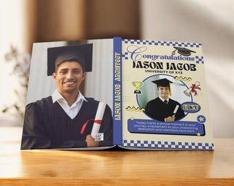 Álbum de fotos de graduación 2025, Libro de recuerdos de graduación personalizado para siempre, Regalo de graduación personalizado de mamá, Álbum de recortes de graduación, Libro de consejos