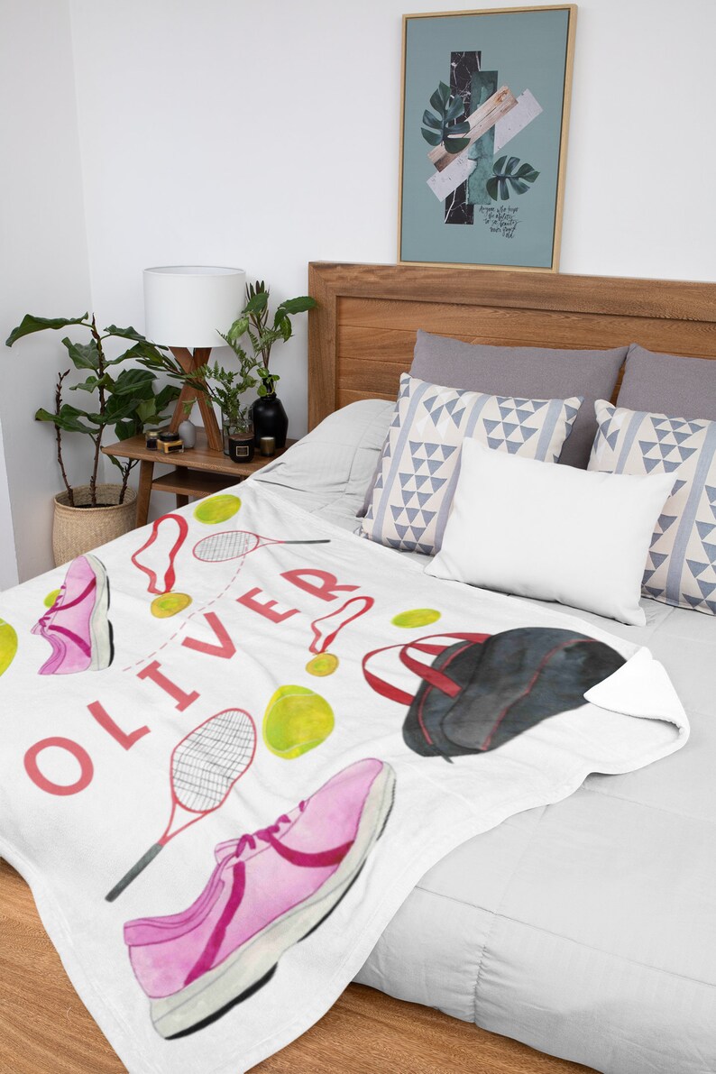 Tennis Theme Baby Shower Gift, Sports Kids Nursery Decor, Baby Nursery