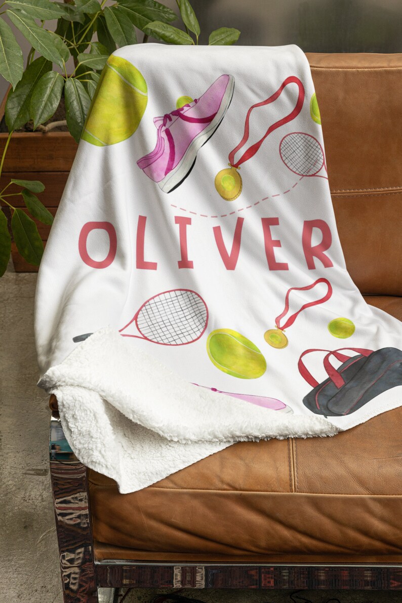 Tennis Theme Baby Shower Gift, Sports Kids Nursery Decor, Baby Nursery