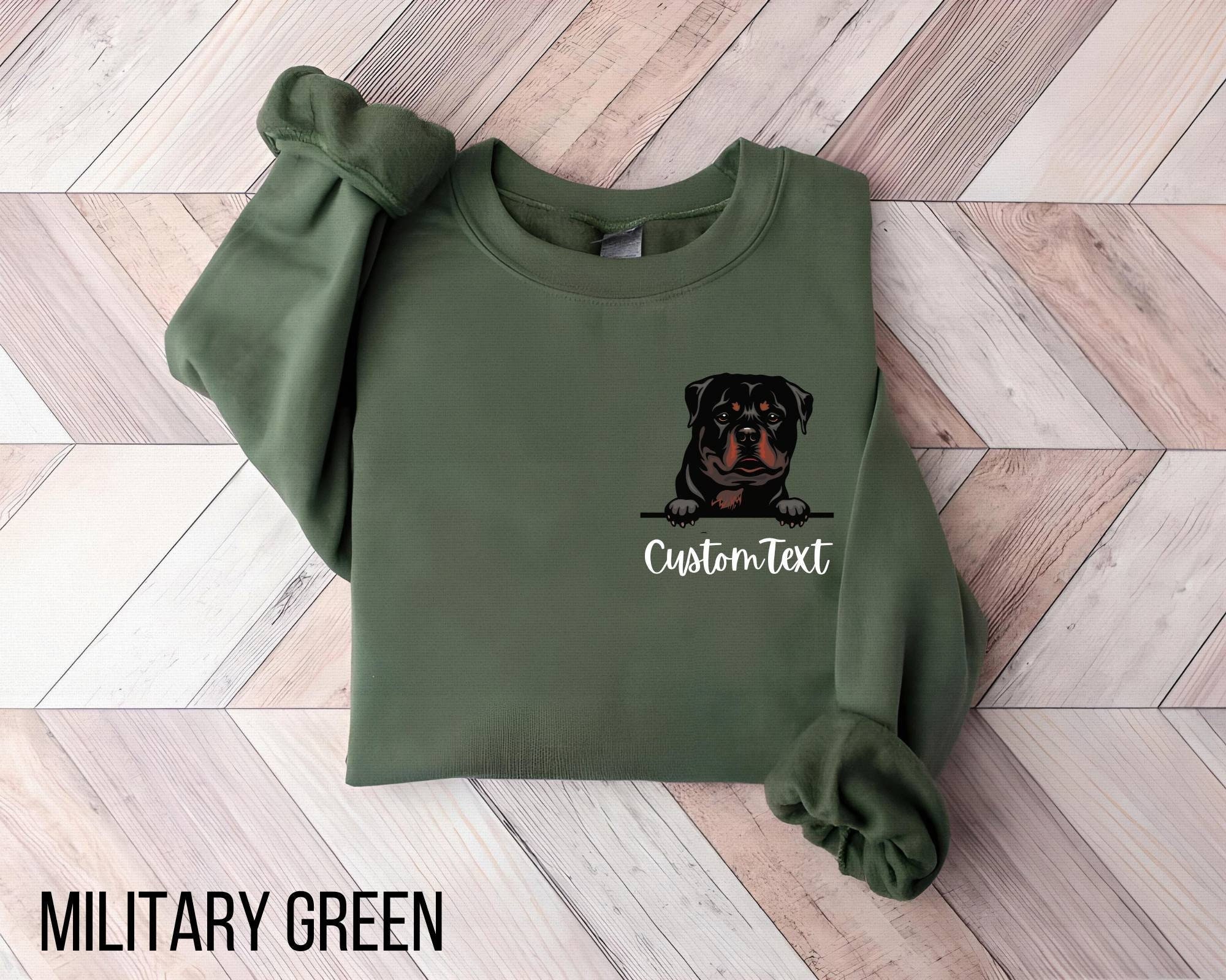 Sweat à Capuche Rottweiler | Motif Chien Rottweiler Pour Maîtres Et Fans | Coupe Classique