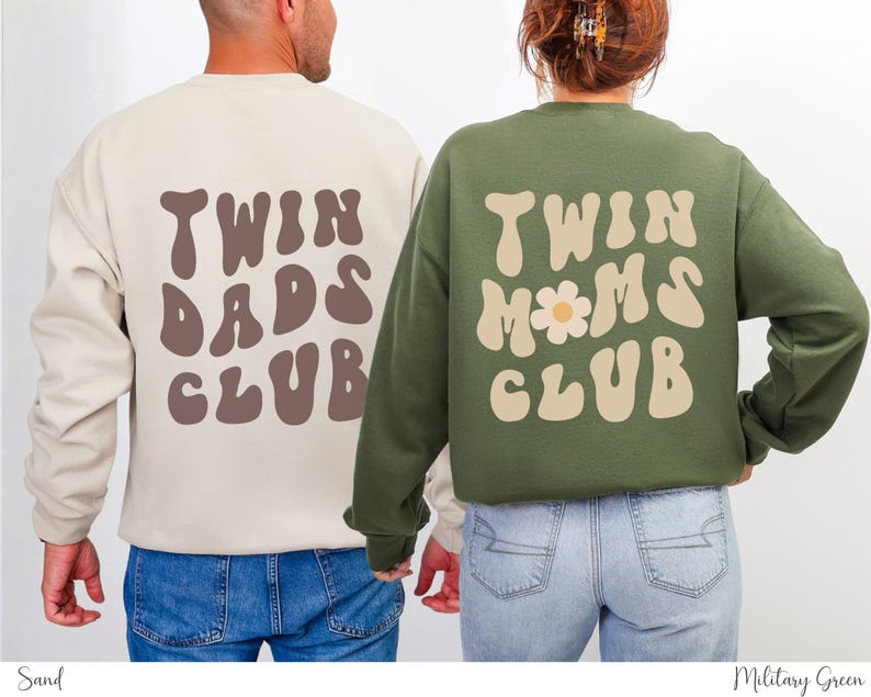 Sudadera para mamá de gemelos, camiseta para papá de gemelos, idea de regalo de cumpleaños para mamá primeriza, camiseta para mamá de gemelos embarazada, regalo para el día de la madre, sudadera para mamá, sudadera con capucha imagen 1