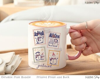 Tazza di cioccolata calda natalizia personalizzata, tazza di cioccolata calda per bambini, tazza da caffè natalizia per bambini, regalo di Babbo Natale segreto, tazza per il campo di Natale per bambini piccoli