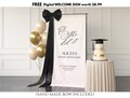 Personalized graduation banner, Custom 2026 graduate name welcome sign, Congratulation grad photo backdrop yard sign decor, She did it flags product logo