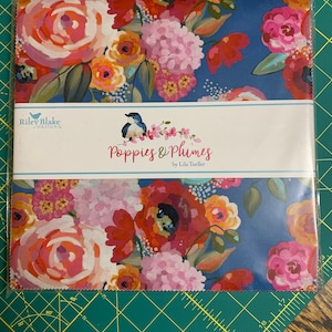 Poppies & Plumes Layer Cake by Lila Tueller for Riley Blake Designs