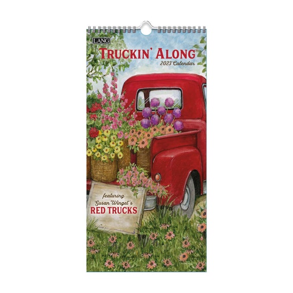 Lang Truckin' Along 2023 Vertical Wall Calendar Etsy Finland