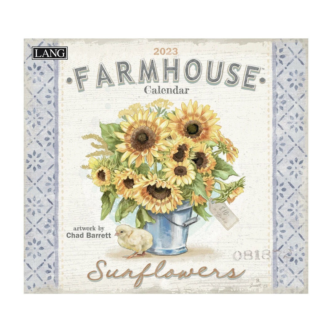 Lang Farmhouse 2023 Wall Calendar Etsy