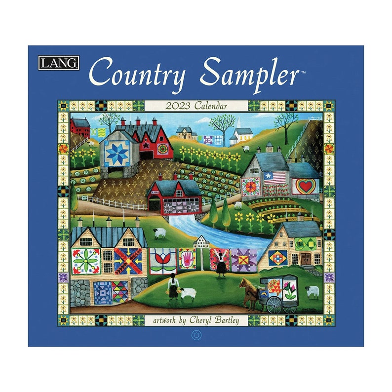 Lang Calendar 2023 Lang Country Sampler 2023 Wall Calendar Etsy