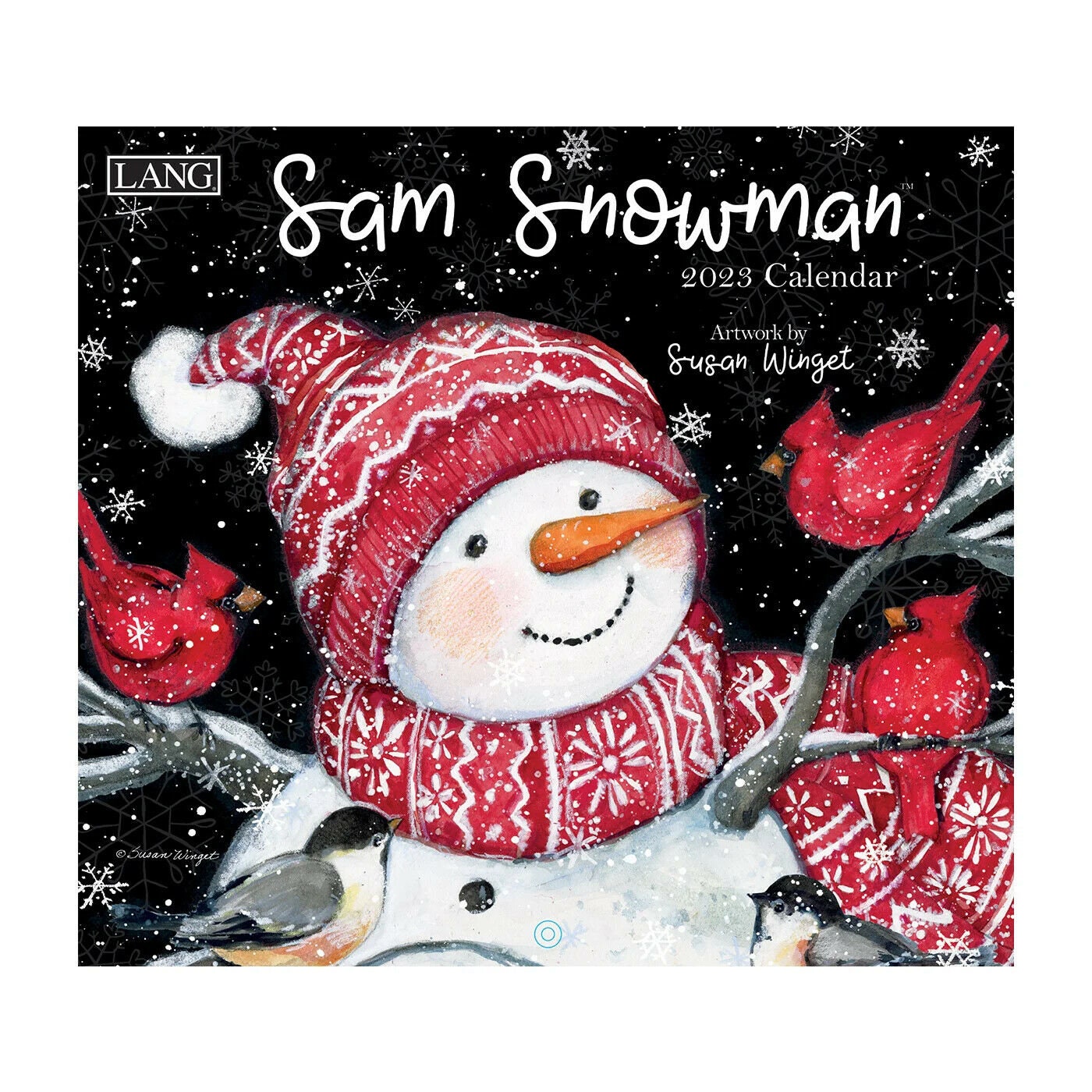 Lang Sam Snowman 2023 Wall Calendar Etsy Canada