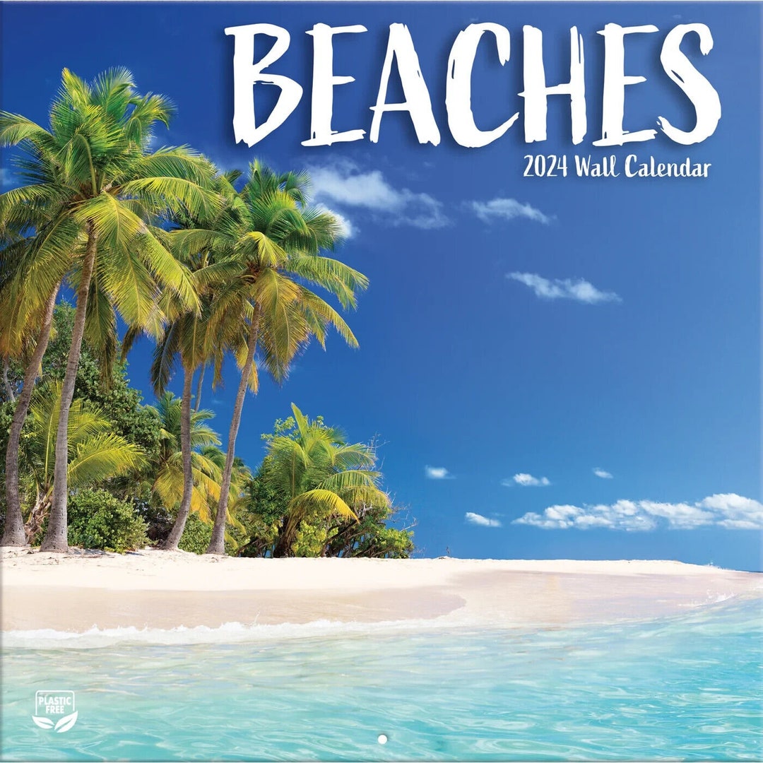 Turner Beaches 2024 Wall Calendar Etsy
