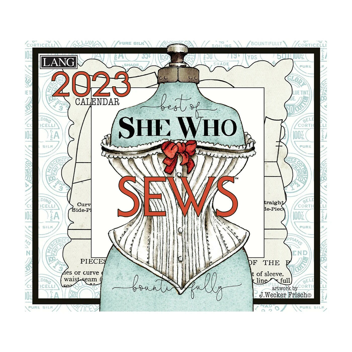 Lang She Who Sews 2023 Wall Calendar Etsy