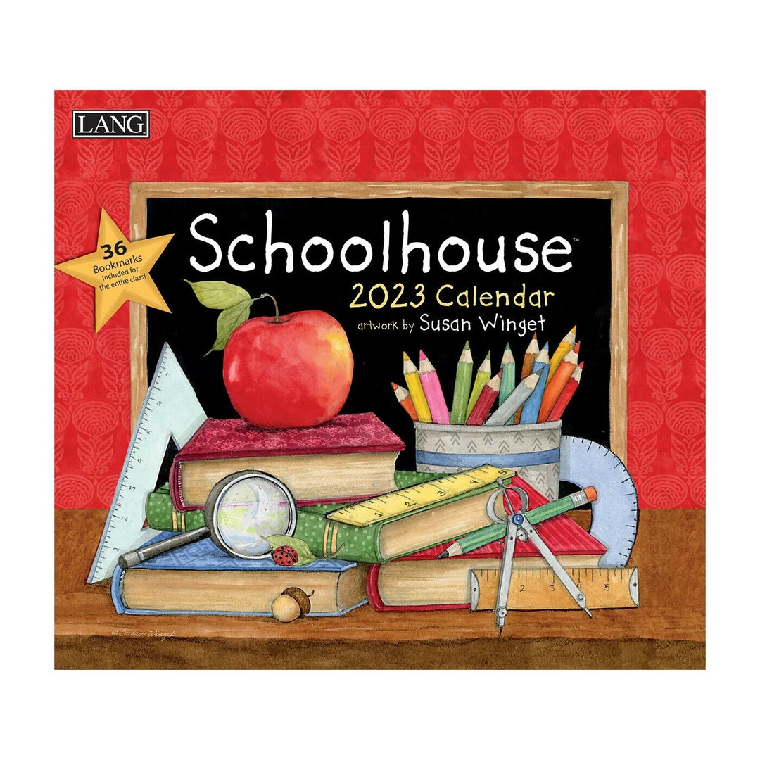 Lang Schoolhouse 2023 Wall Calendar Etsy